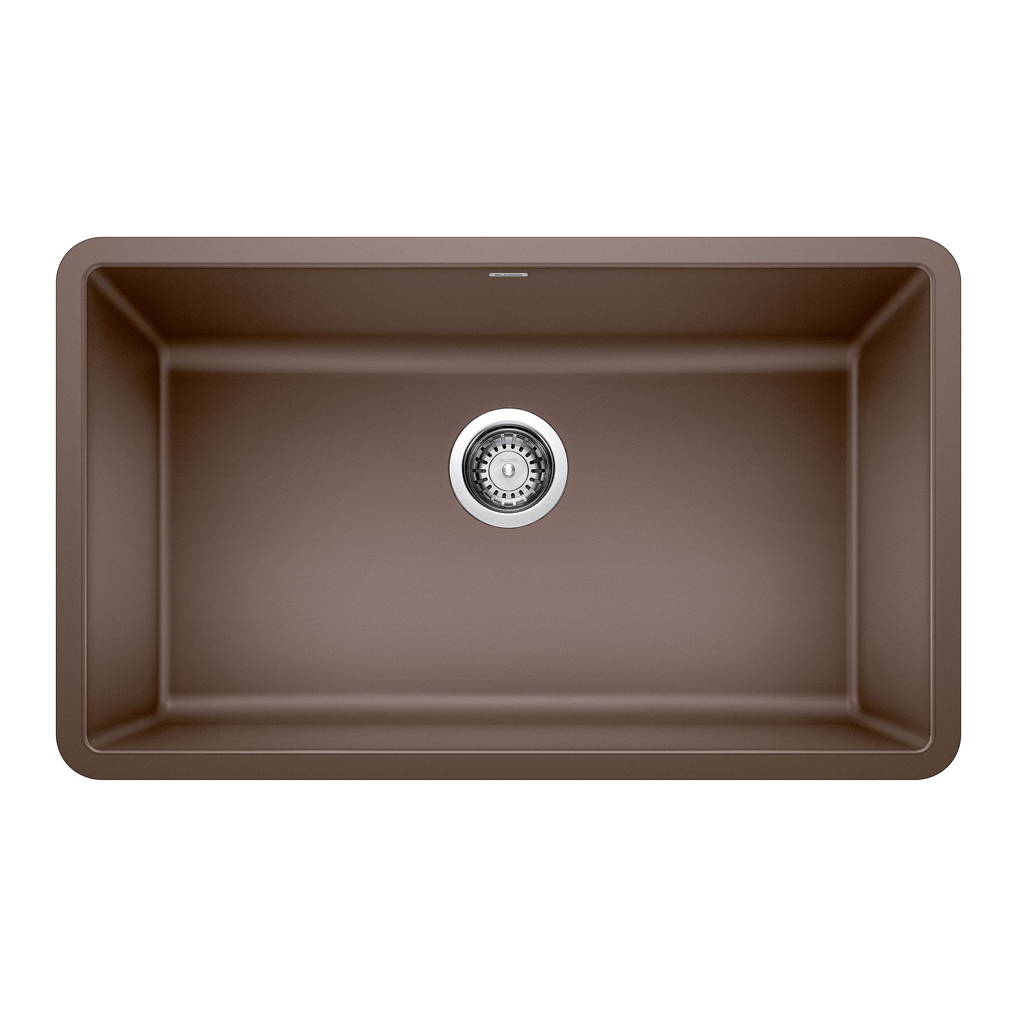 Blanco Precis SILGRANIT 30" Single Bowl Undermount Kitchen Sink Blanco