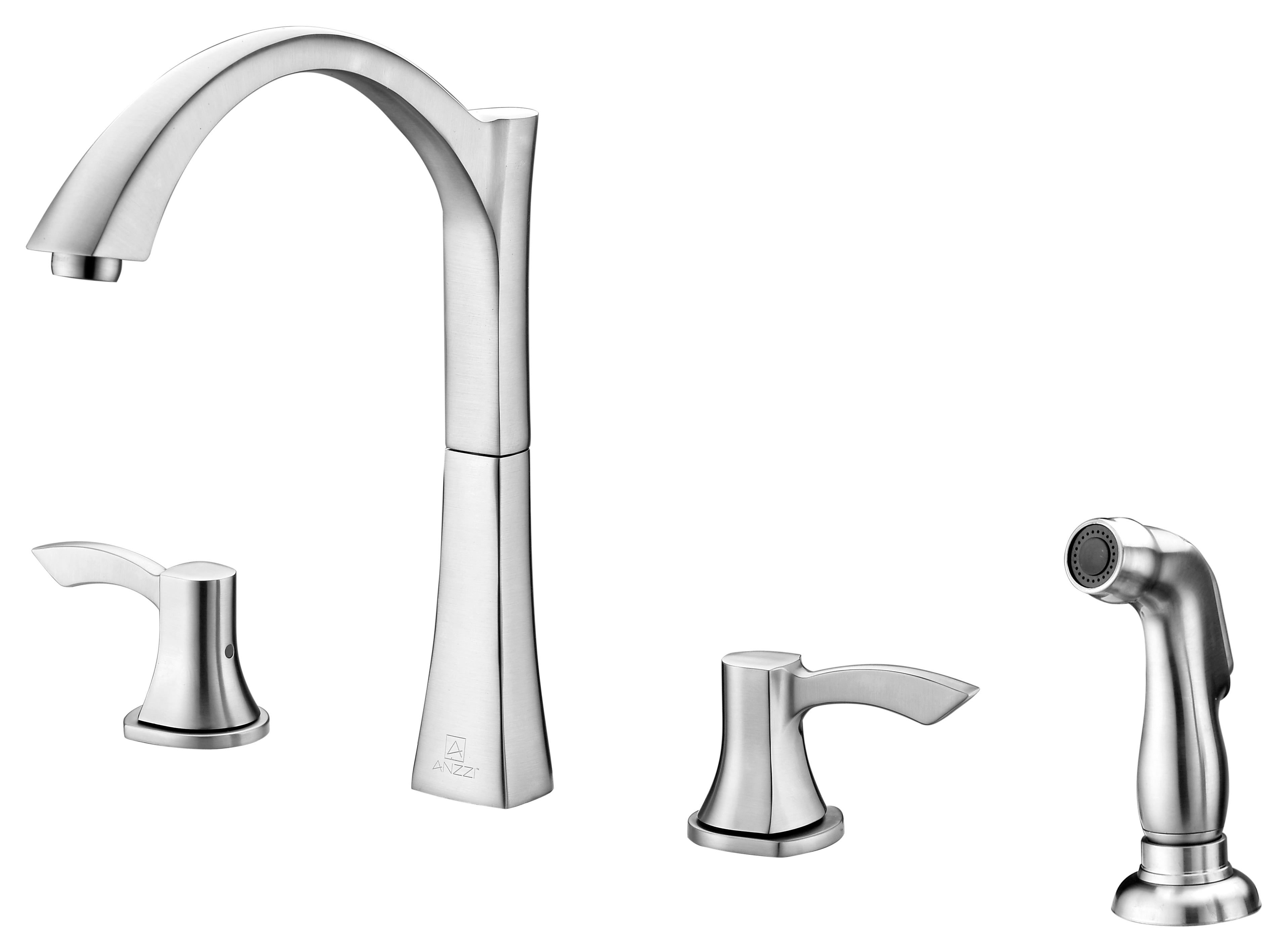 ANZZI  Soave Series 2-Handle Standard Kitchen Faucet ANZZI