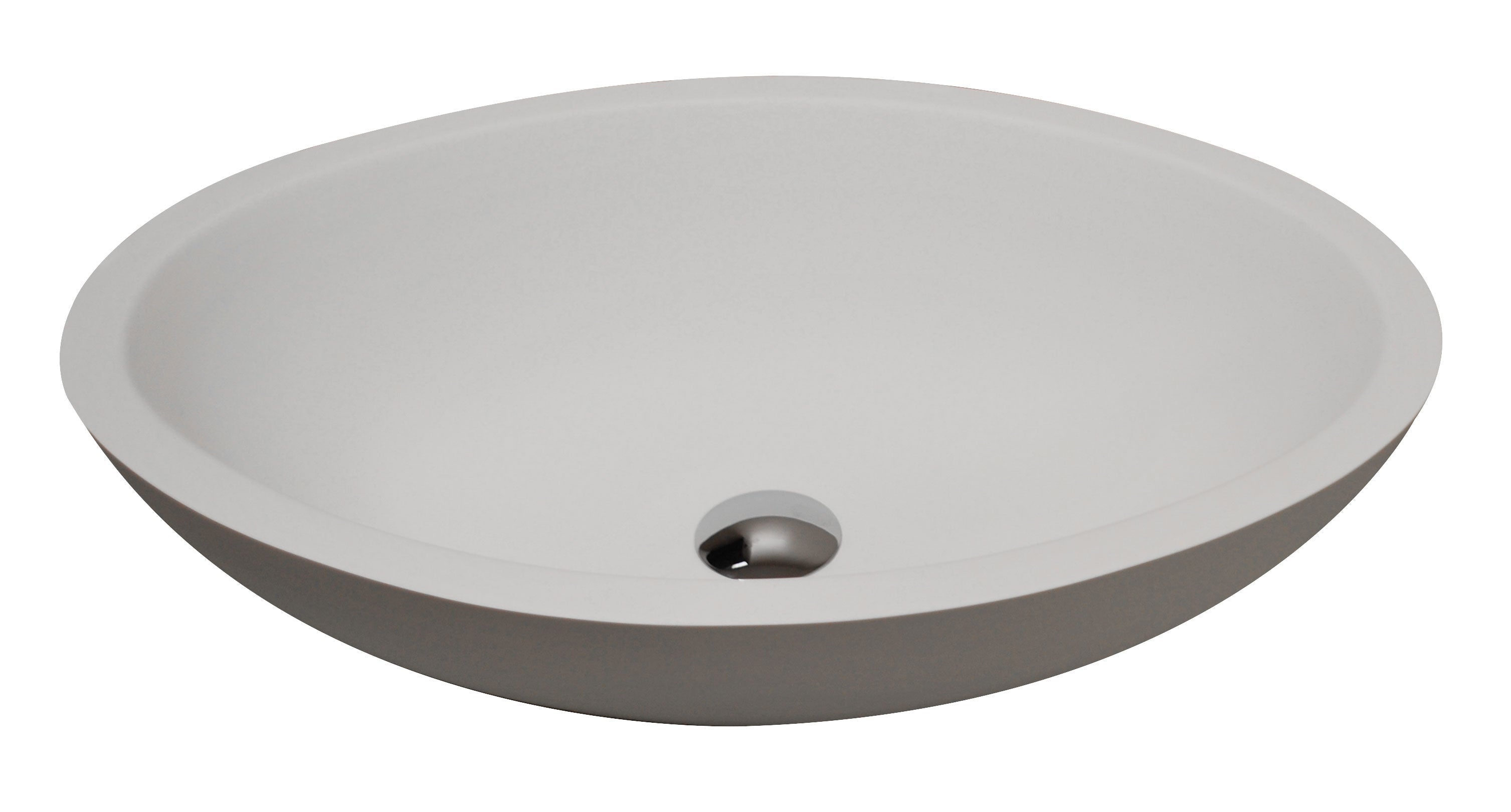 ANZZI 1-Piece Solid Surface Vessel Sink with Pop Up Drain ANZZI