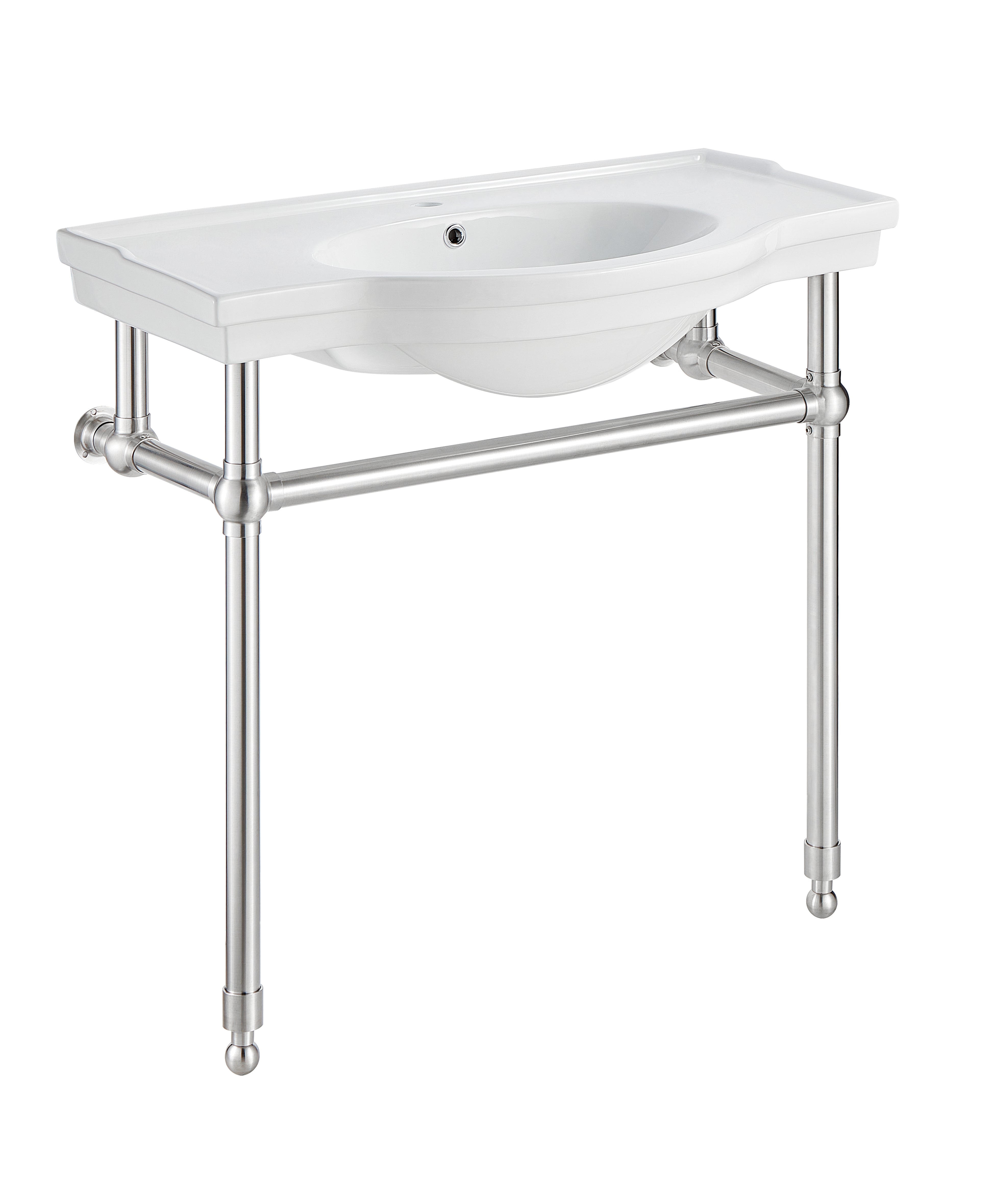 ANZZI  Viola 34.5 in. Console Sink with Ceramic Counter Top ANZZI