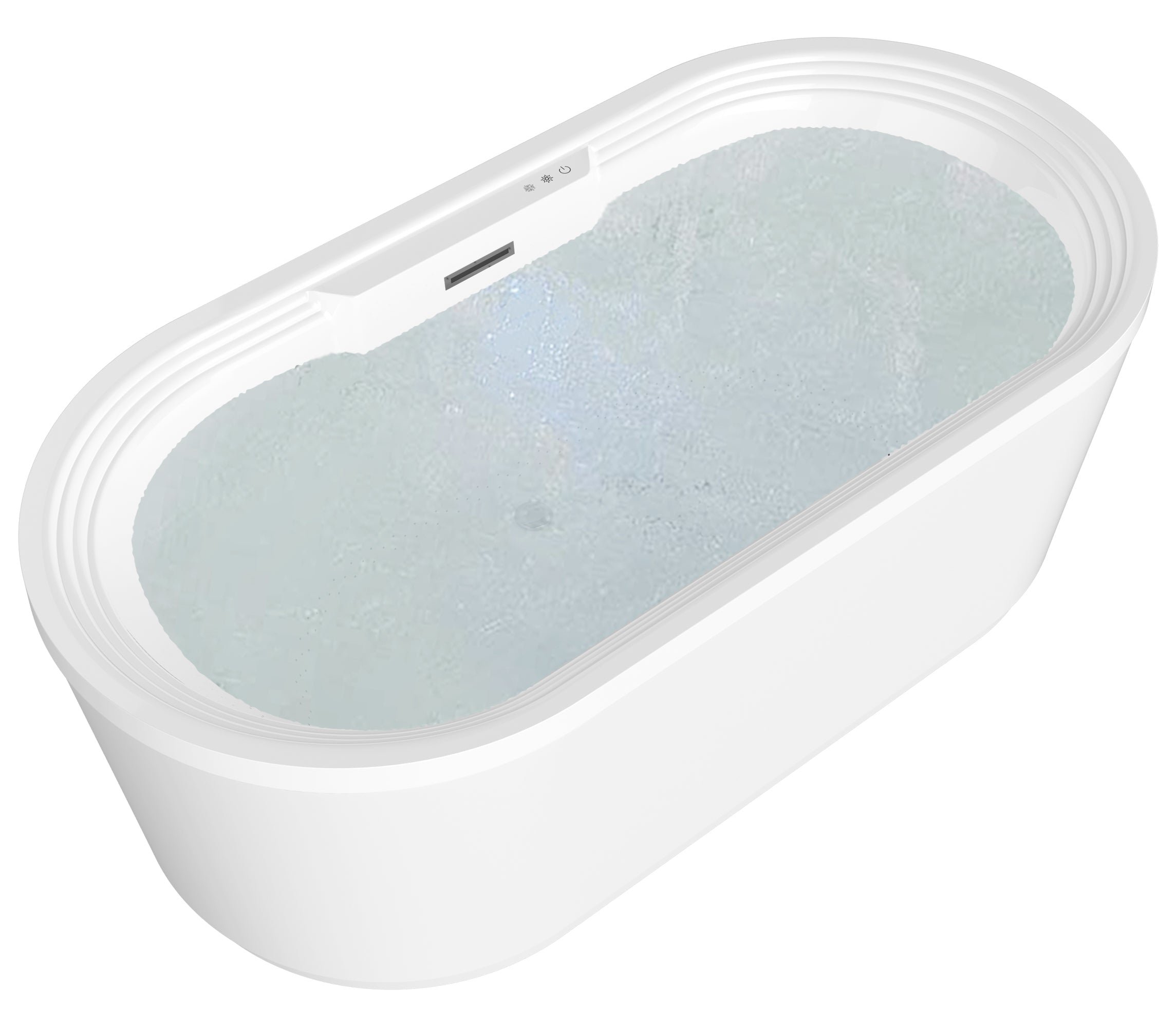 ANZZI  Jetson Series 67" Air Jetted Freestanding Acrylic Bathtub ANZZI