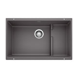 Blanco Precis Cascade SILGRANIT 29" Single Bowl Undermount Kitchen Sink with Colander Blanco