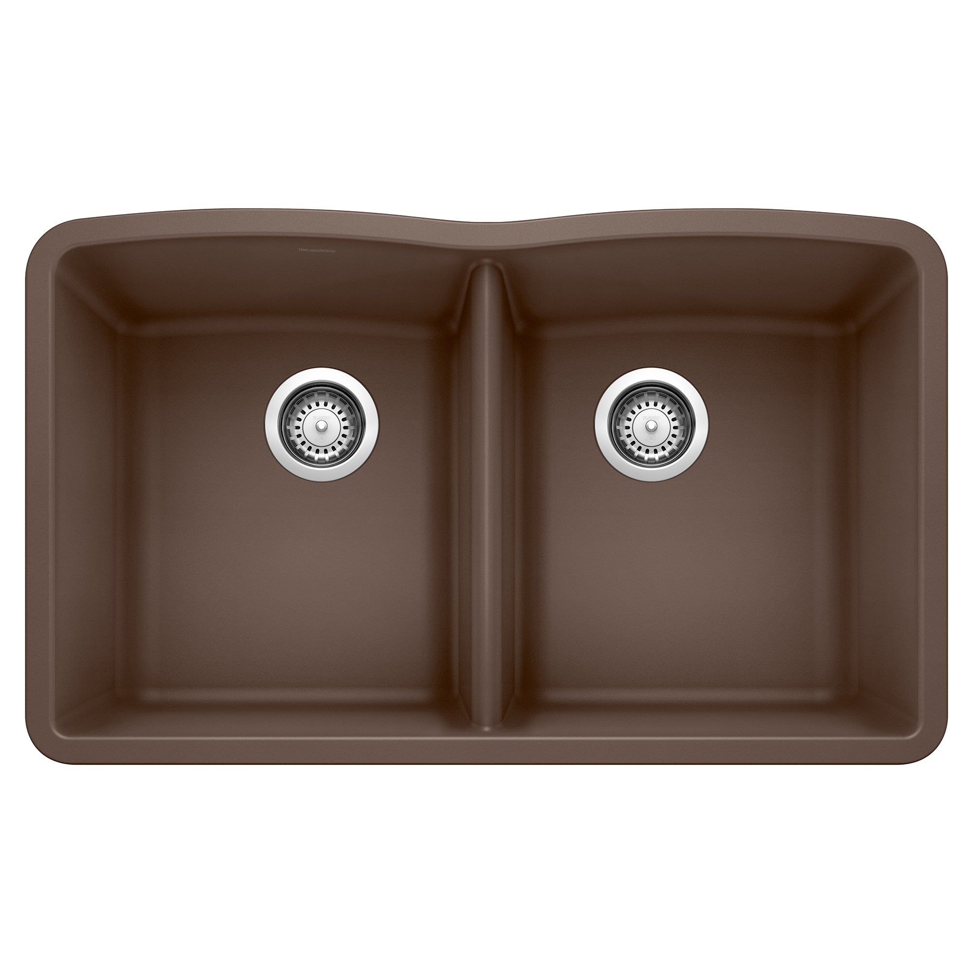 Blanco Diamond SILGRANIT 32" 50/50 Double Bowl Undermount Kitchen Sink Blanco