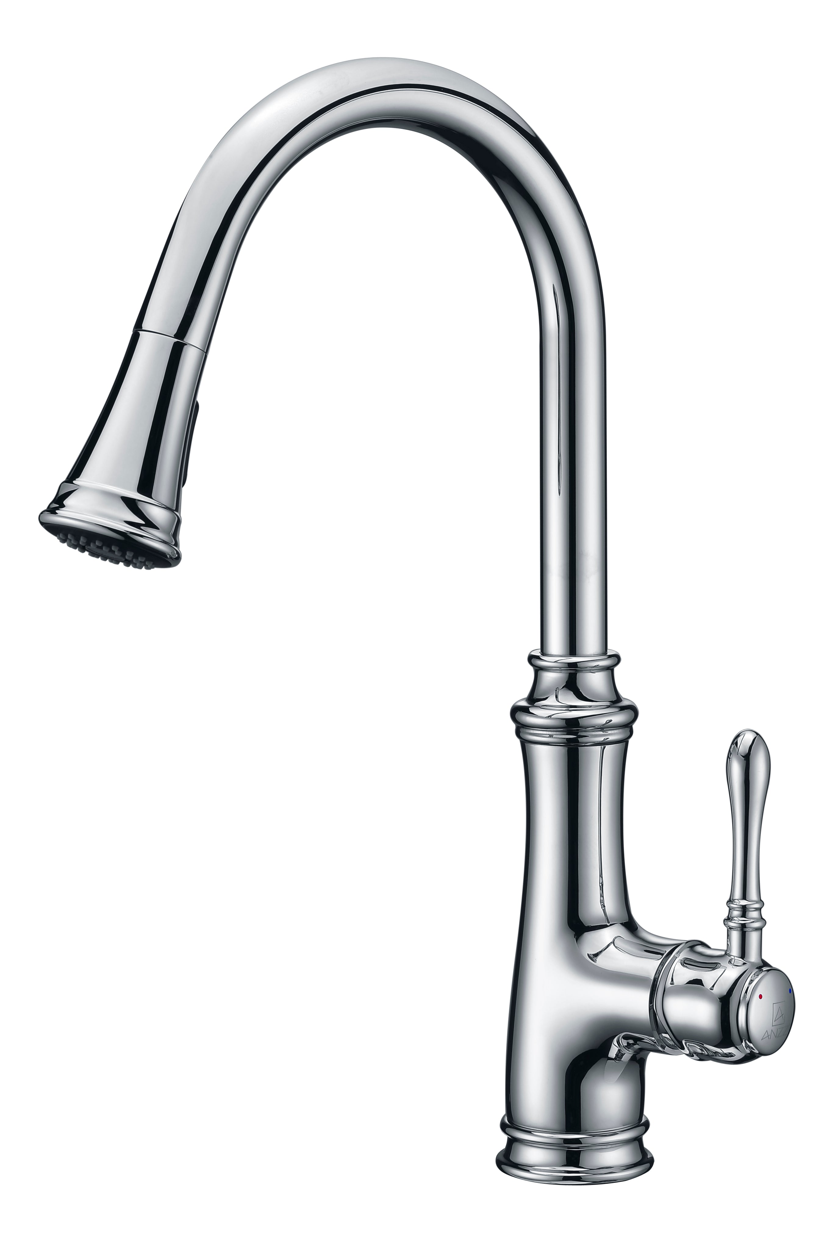 ANZZI  Luna Single Handle Pull-Down Sprayer Kitchen Faucet ANZZI