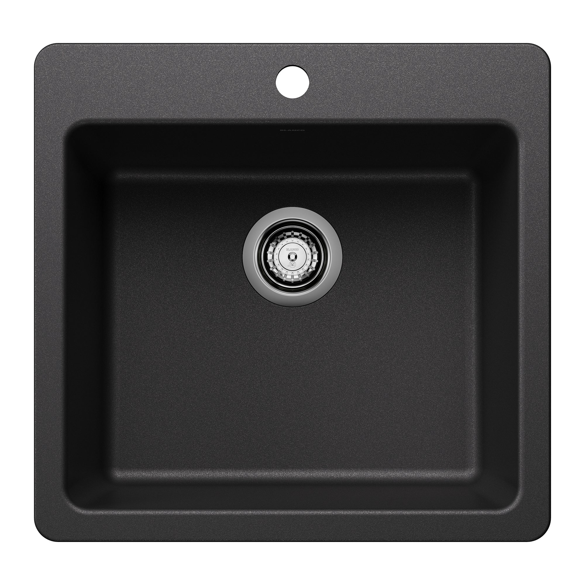 Blanco Liven SILGRANIT 21" Single Bowl Dual Mount Kitchen Sink Blanco
