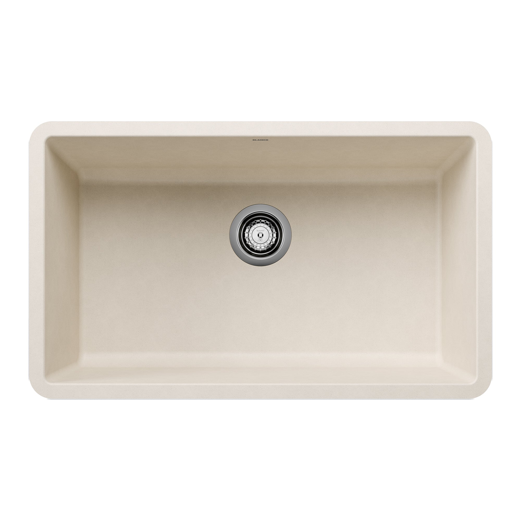 Blanco Precis SILGRANIT 30" Single Bowl Undermount Kitchen Sink Blanco