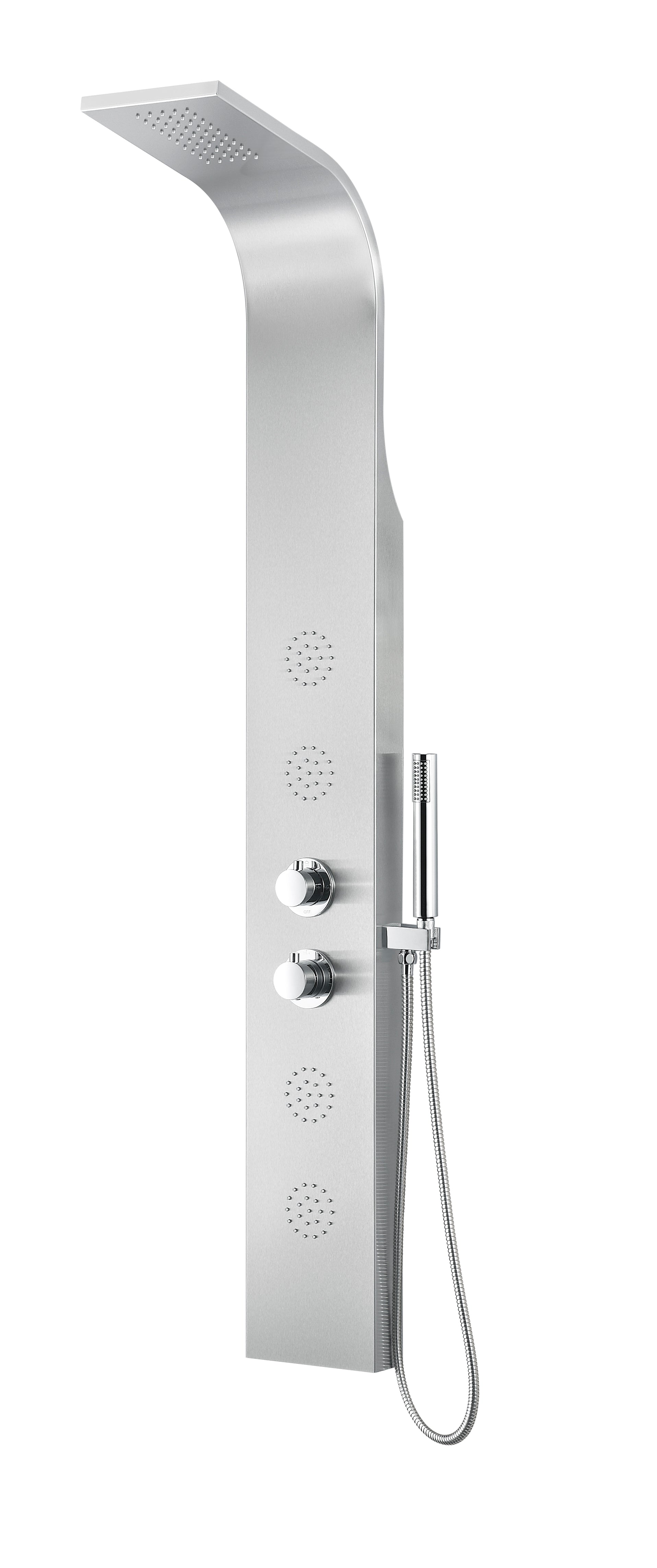 ANZZI  Praire 64 in. Full Body Shower Panel with Heavy Rain Shower and Spray Wand ANZZI