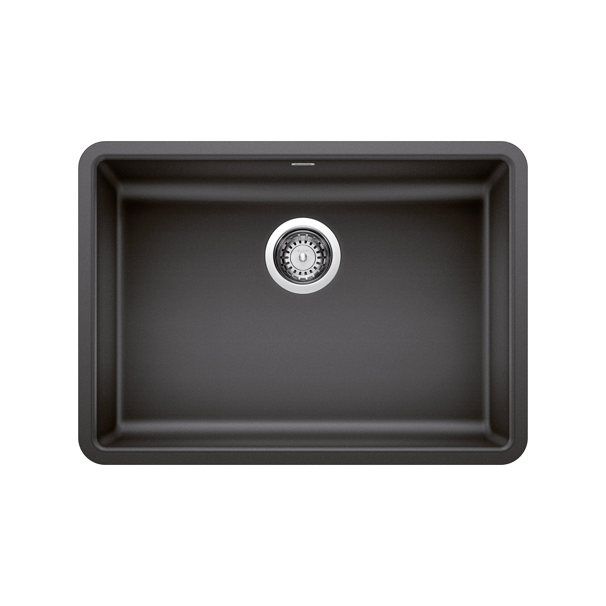 Blanco Precis SILGRANIT 25" ADA Single Bowl Undermount Kitchen Sink BLANCO