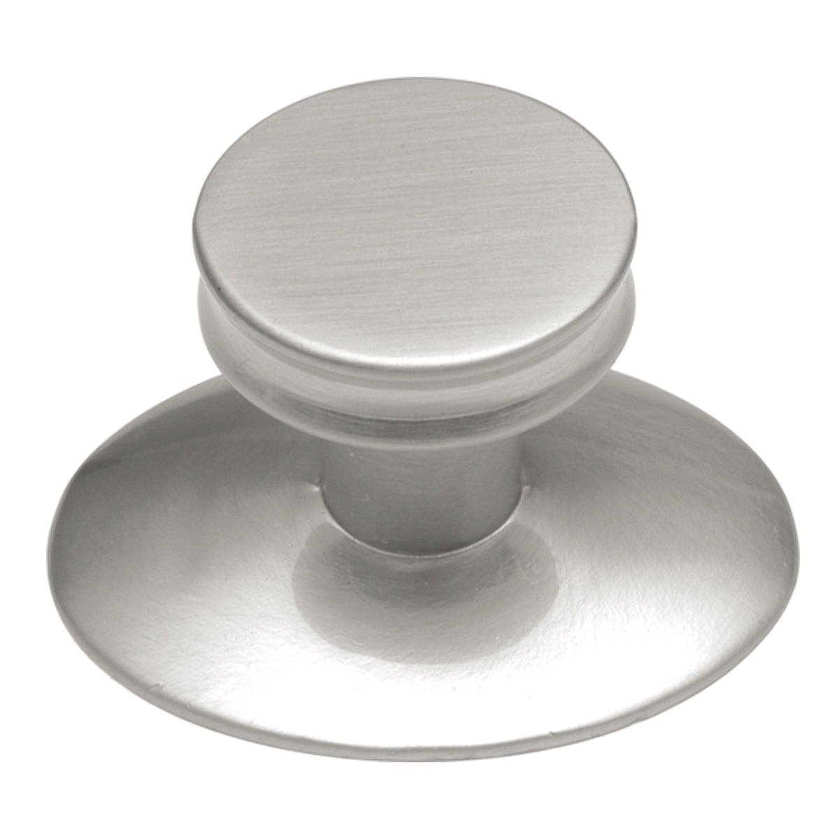 Hickory Hardware Metropolis Knob with Backplate 1 Inch Diameter Hickory Hardware
