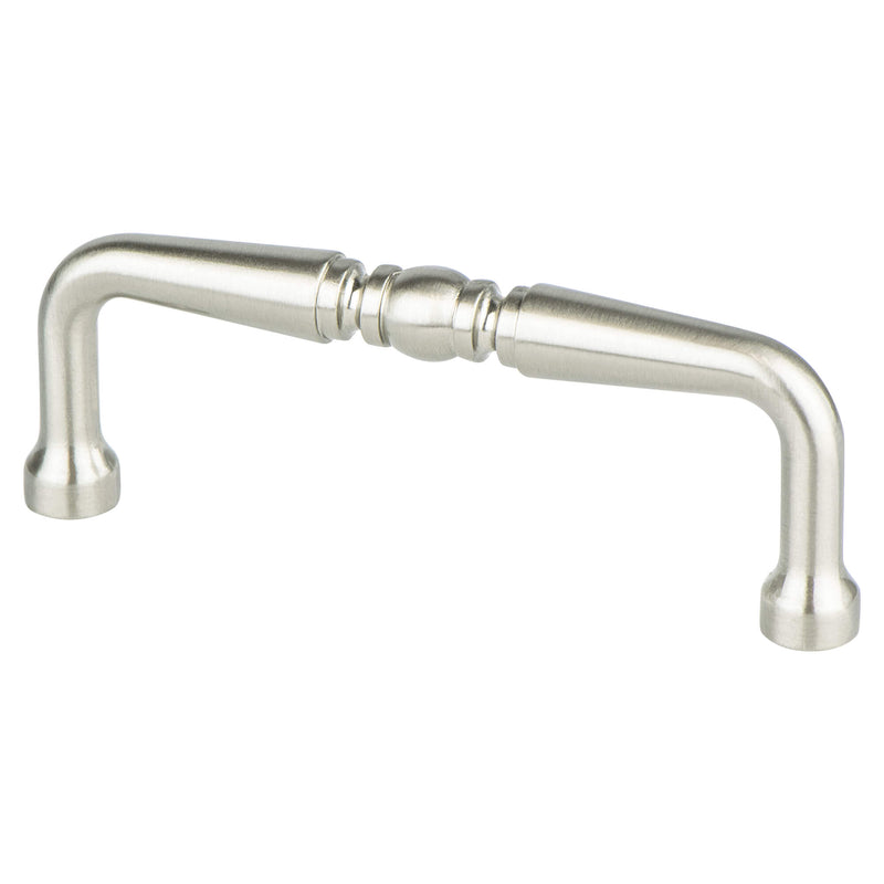Berenson Advantage Plus Two 3 inch CTC Black Nickel Spindle Cabinet Pull Berenson