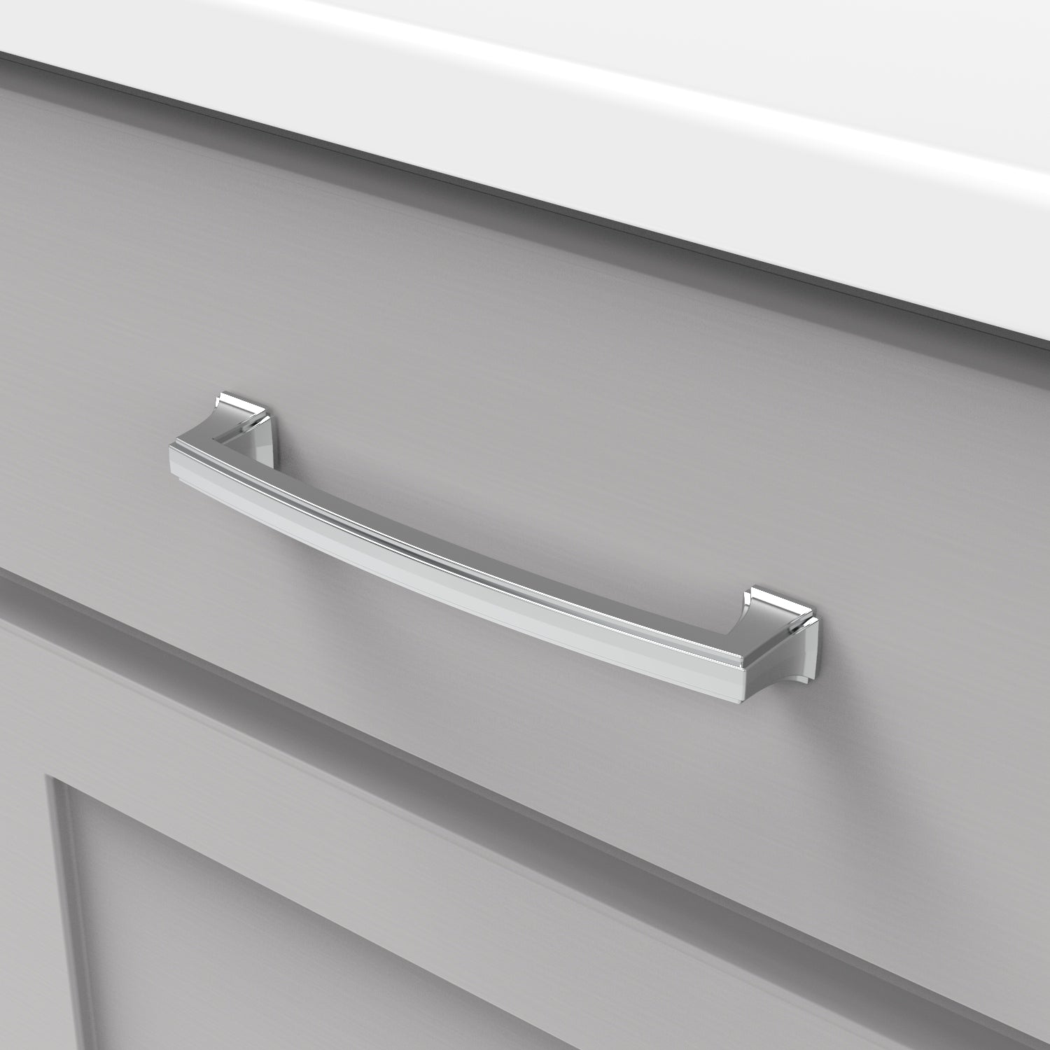 Hickory Hardware Bridges Pull 6-5/16 Inch (160mm) Center to Center Hickory Hardware