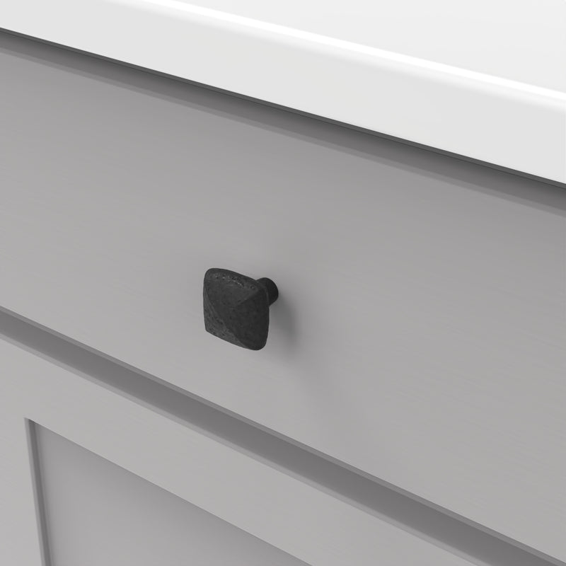 Hickory Hardware Mountain Lodge Knob 1-1/4 Inch Square Hickory Hardware