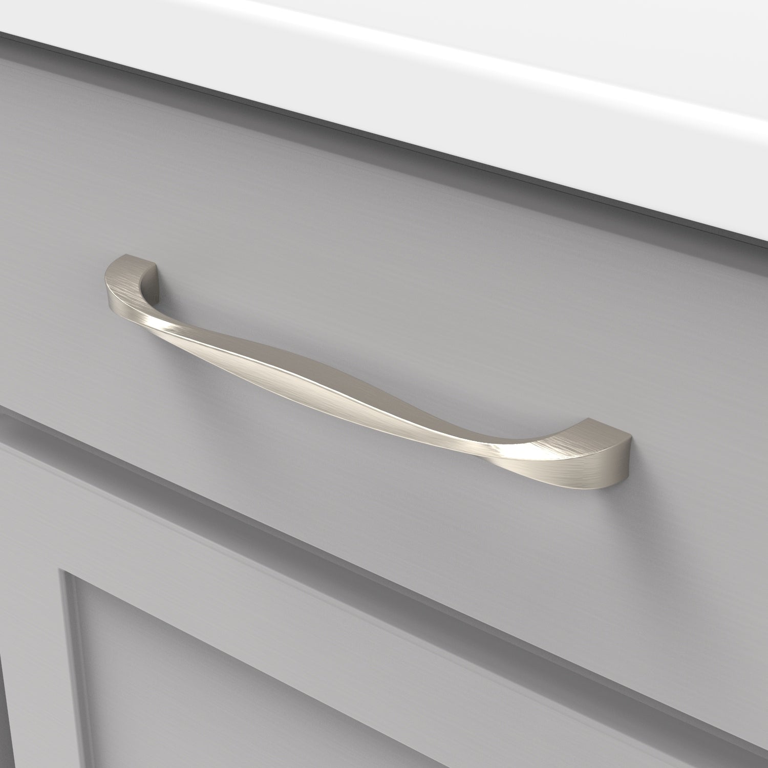 Hickory Hardware Twist Pull 7-9/16 Inch (192mm) Center to Center Hickory Hardware
