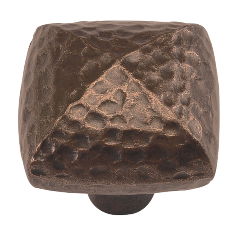 Hickory Hardware Mountain Lodge Knob 1-1/4 Inch Square Hickory Hardware