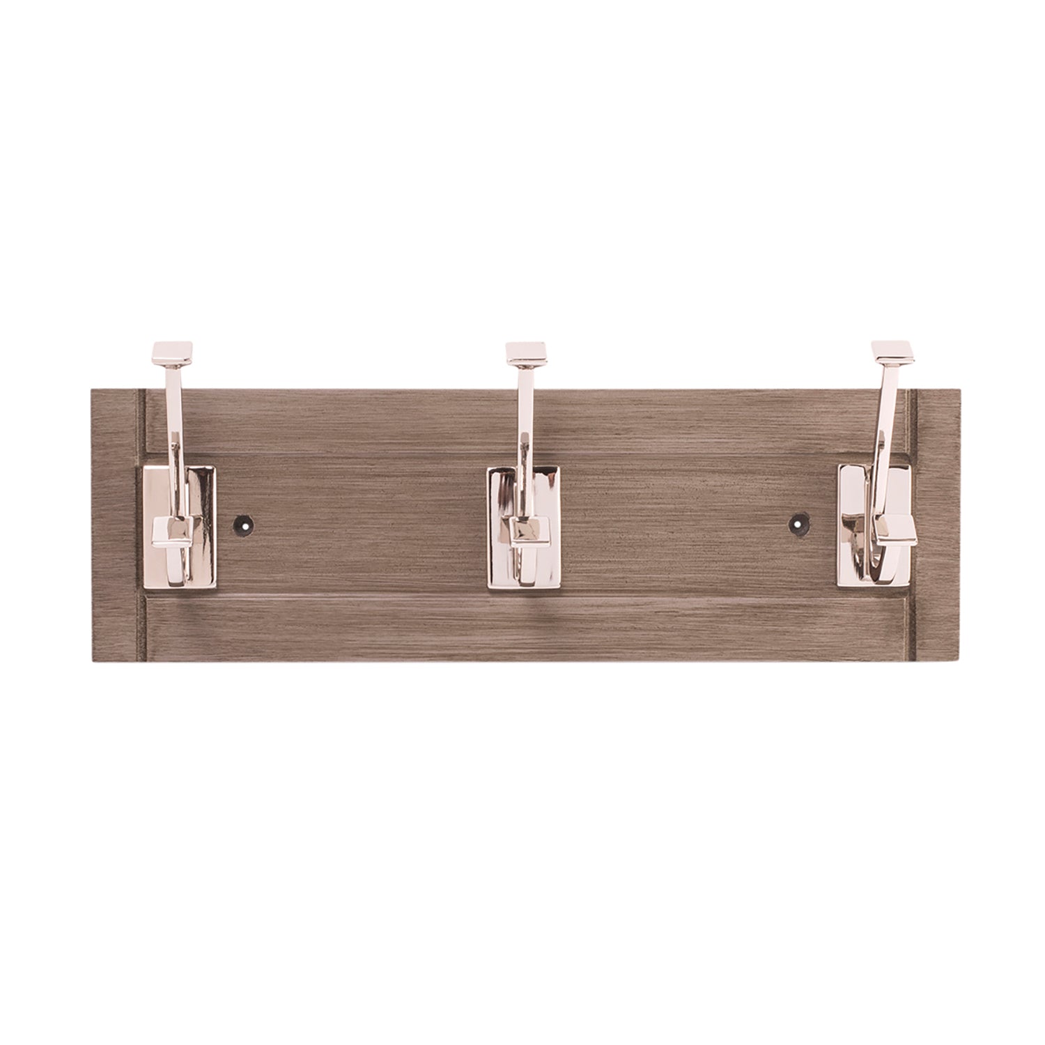 Skylight 3 Coat & Hat Hook Rail 17-1/2 Inch Long Hickory Hardware