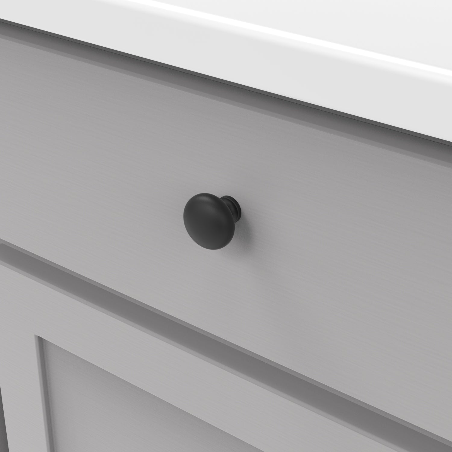 Hickory Hardware Cottage Knob 1-1/4 Inch Diameter Hickory Hardware