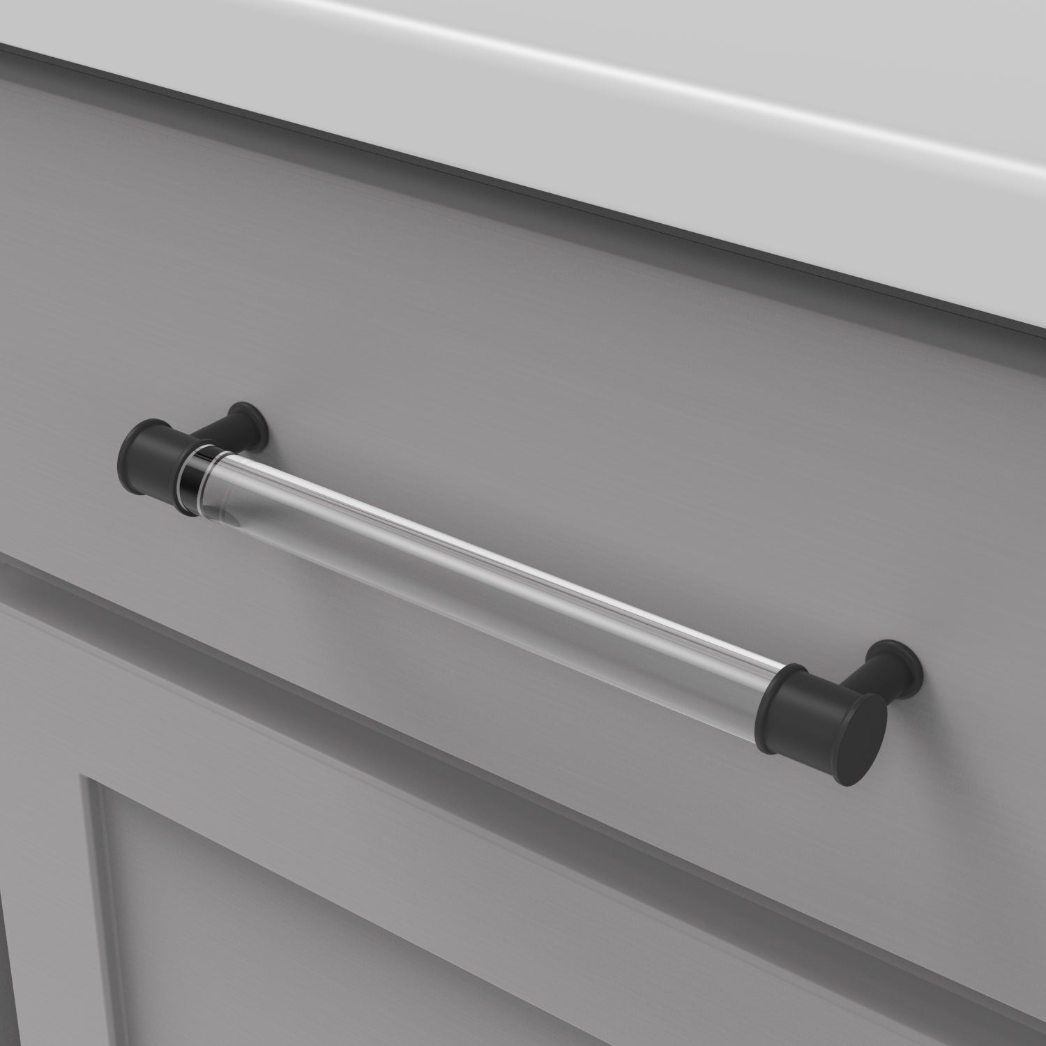 Hickory Hardware Midway Pull 7-9/16 Inch (192mm) Center to Center Hickory Hardware