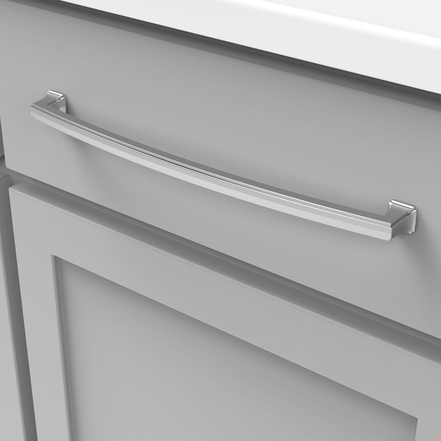 Hickory Hardware Bridges Pull 12 Inch Center to Center Hickory Hardware