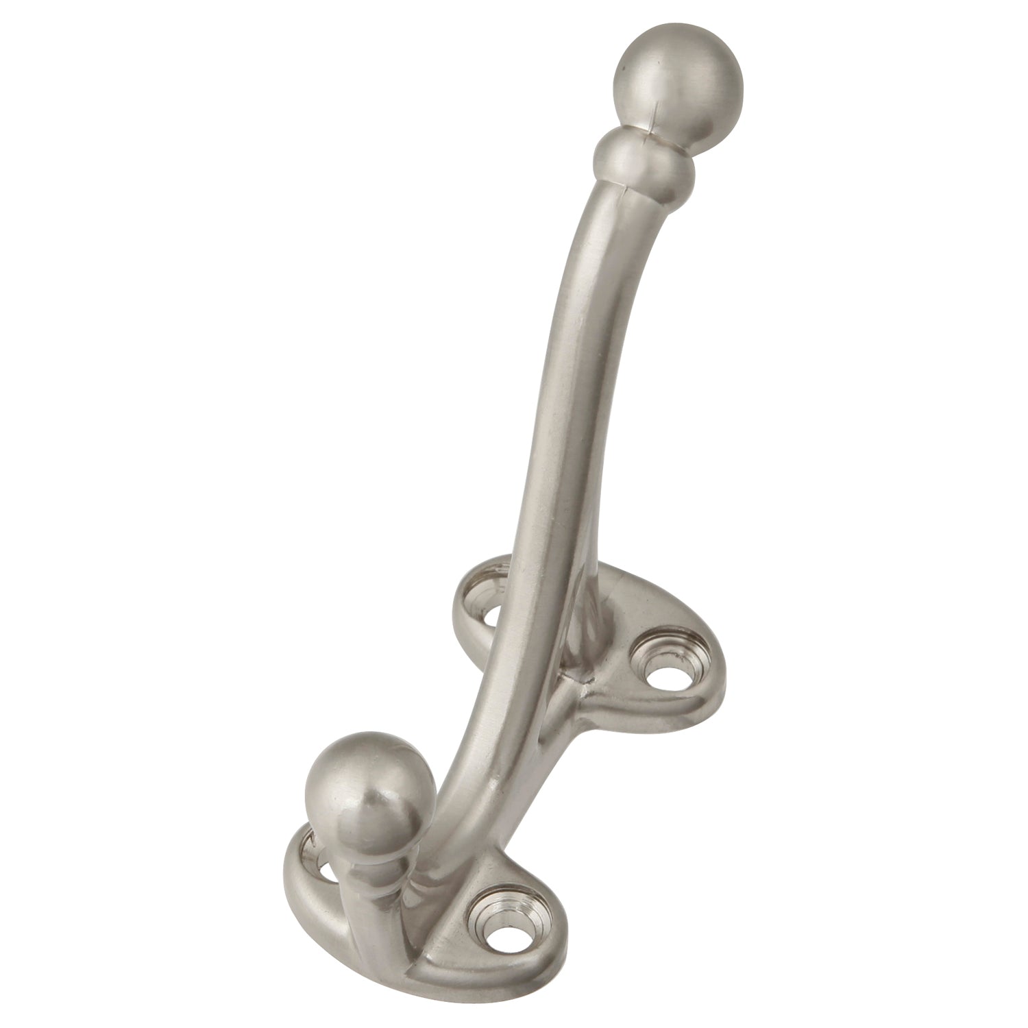 Hickory Hardware Hooks Coat Hook Double 5/8 Inch Center to Center Hickory Hardware