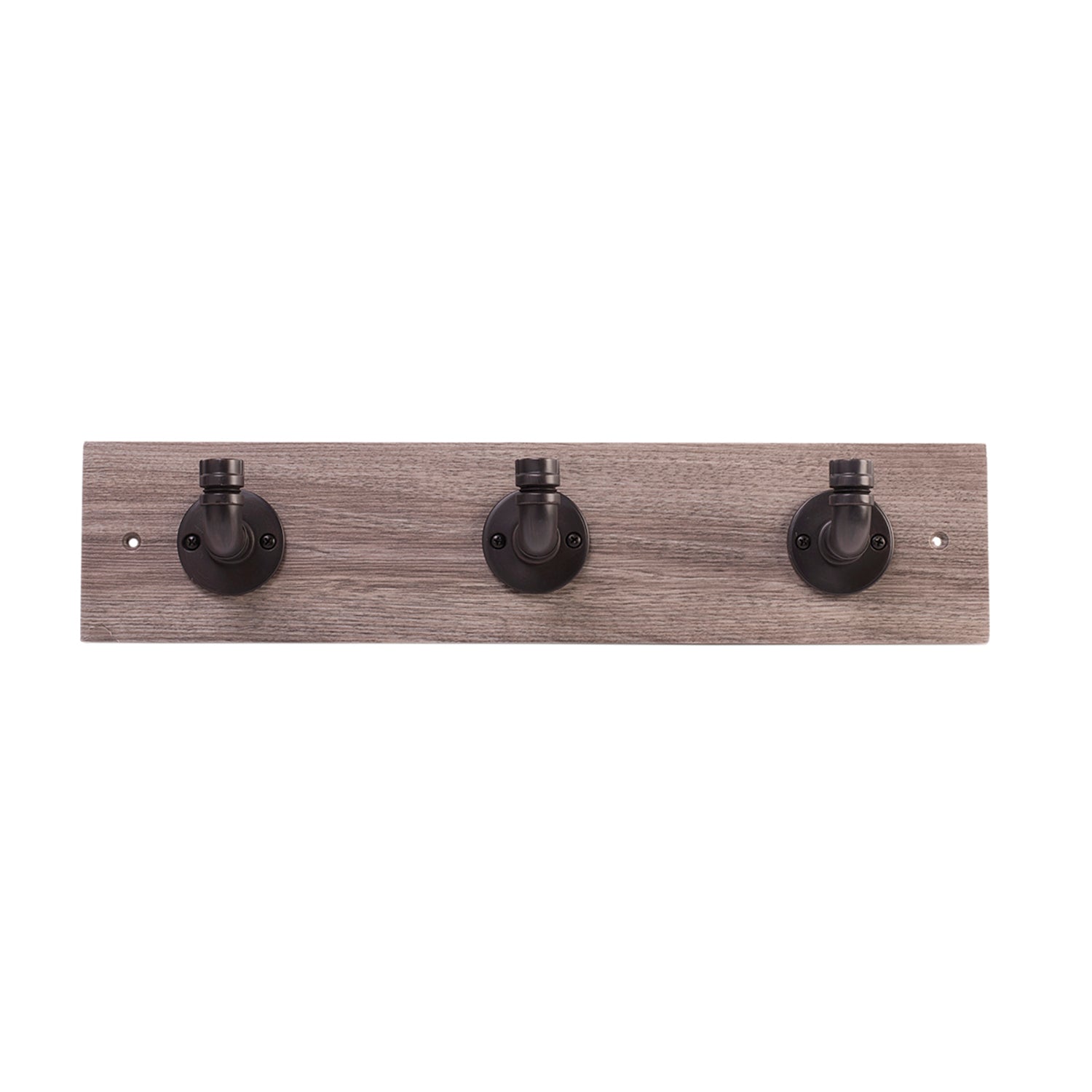 Hickory Hardware Pipeline 3 Single Prong Hook Rail 18 Inch Long Hickory Hardware