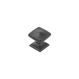 Hickory Hardware Dover Knob 1-1/4 Inch Square Hickory Hardware
