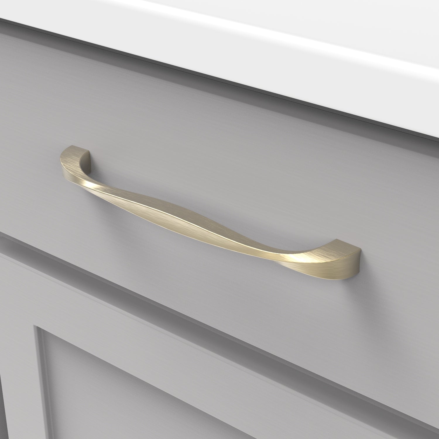 Hickory Hardware Twist Pull 7-9/16 Inch (192mm) Center to Center Hickory Hardware