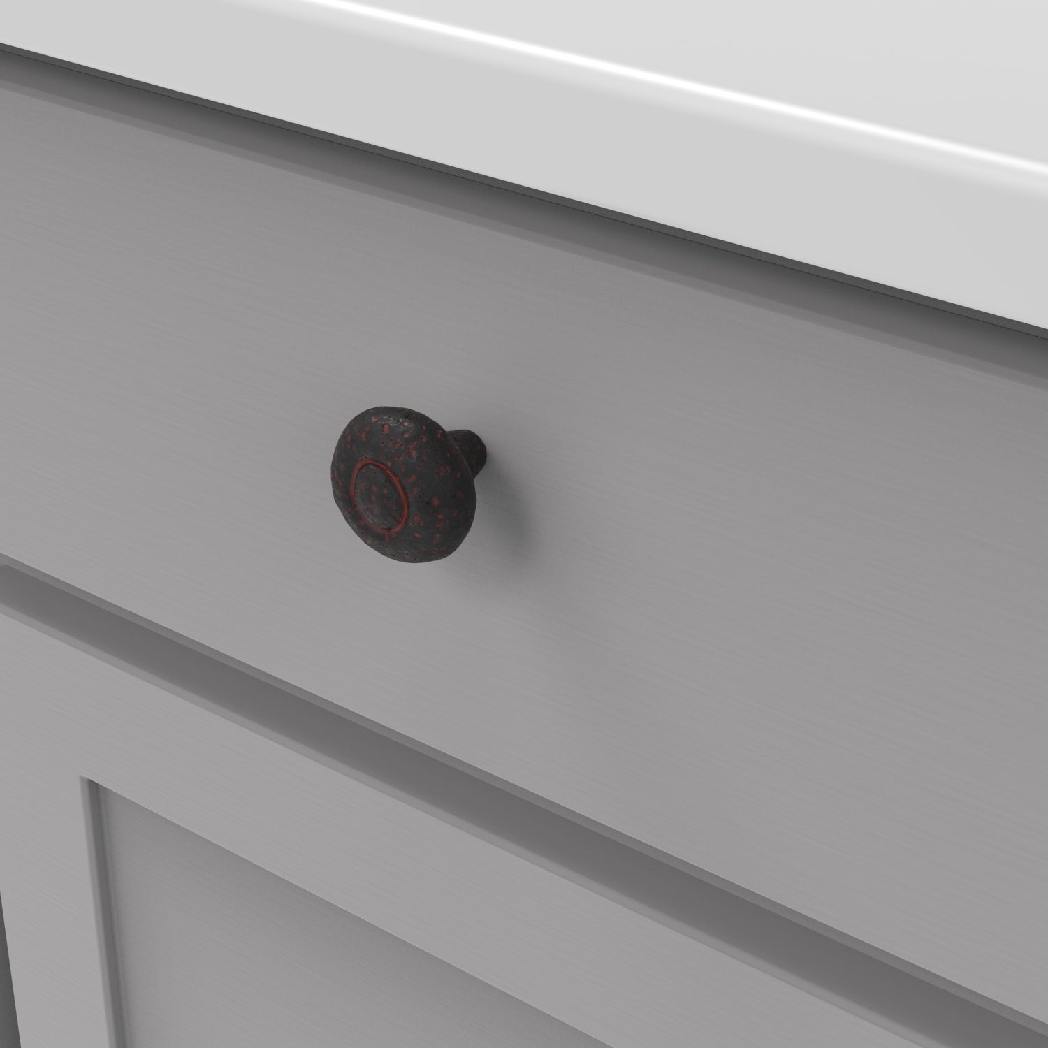 Hickory Hardware Refined Rustic Knob 1-1/2 Inch Diameter Hickory Hardware