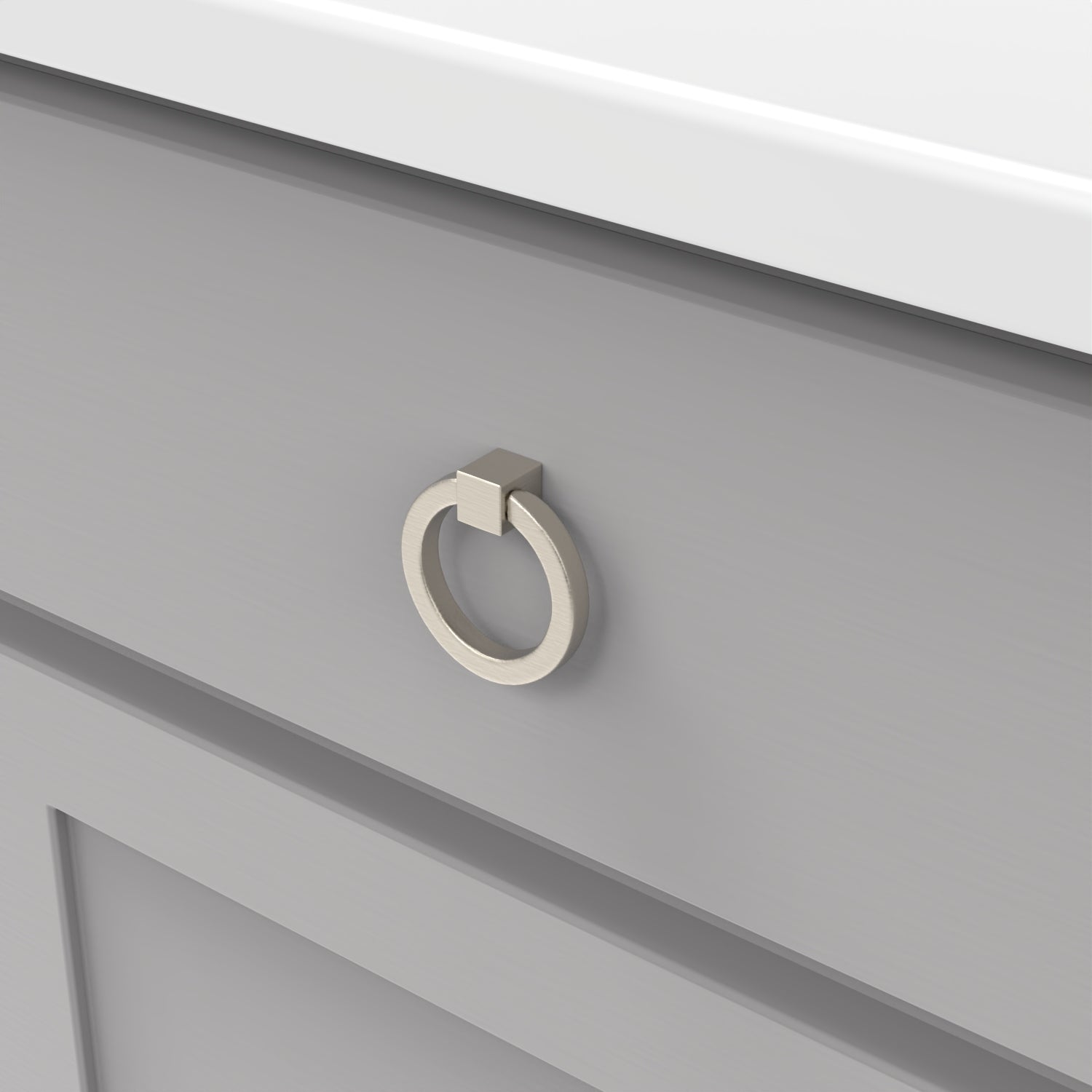 Hickory Hardware Camarilla Ring Pull 2-1/8 Inch X 2 Inch Hickory Hardware