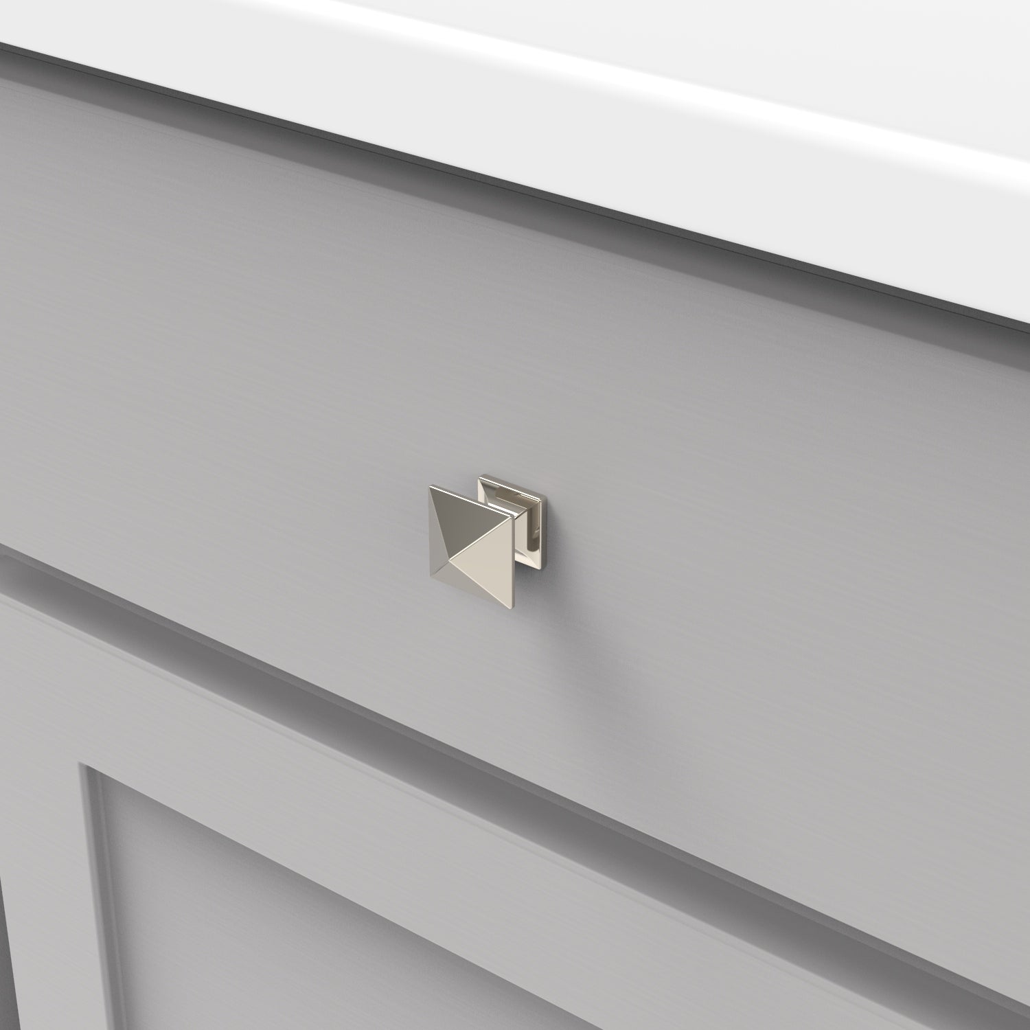 Hickory Hardware Studio Knob 1 Inch Square Hickory Hardware