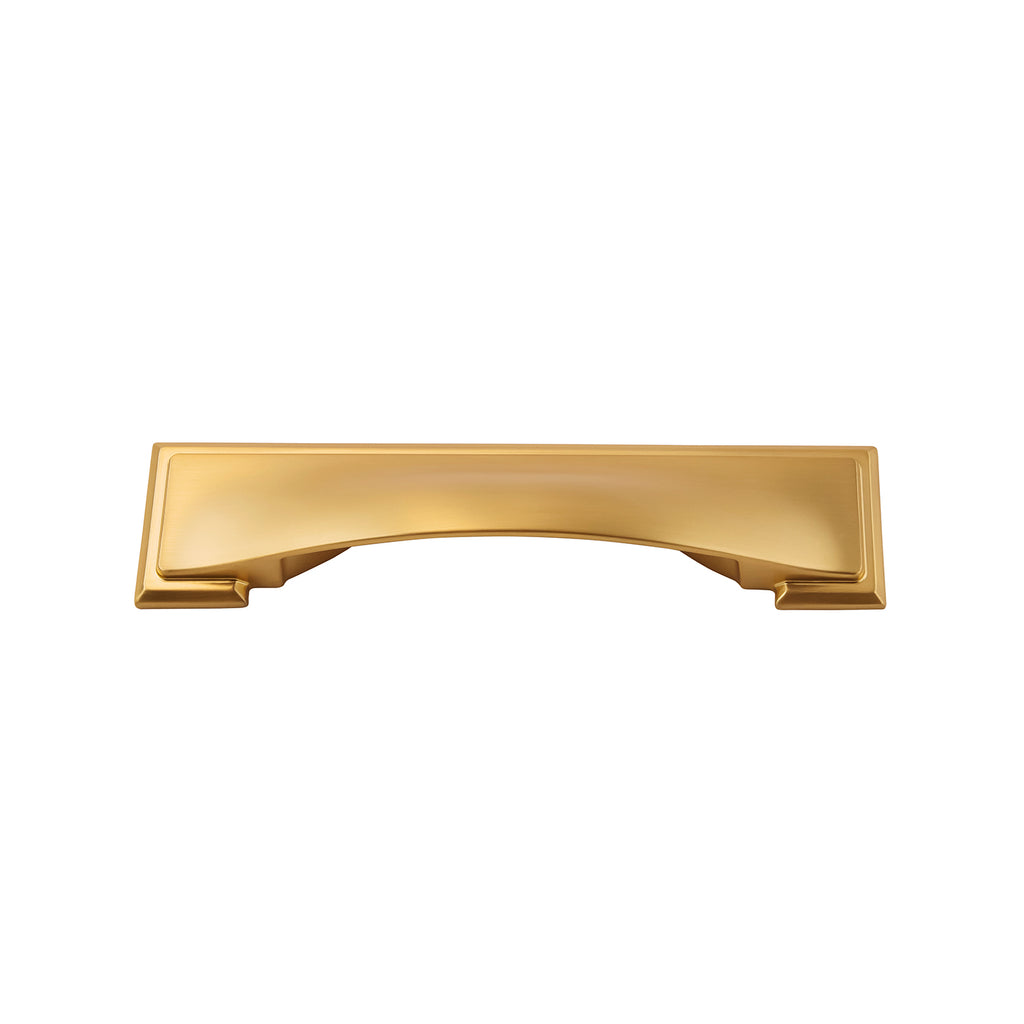 Satin Brass Cabinet Pulls 3-3/4 Inch (96mm) Center to Center - Hickory  Hardware