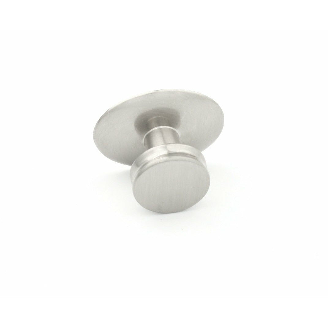 Hickory Hardware Metropolis Knob with Backplate 1 Inch Diameter Hickory Hardware