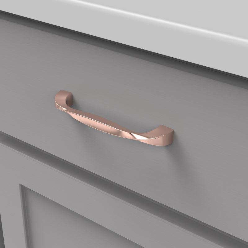 Hickory Hardware Twist Pull 5-1/16 Inch (128mm) Center to Center Hickory Hardware