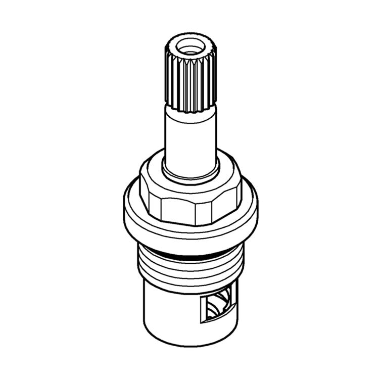 Grohe Headpart 3/8", 90°, Ceramic, Chrome Grohe