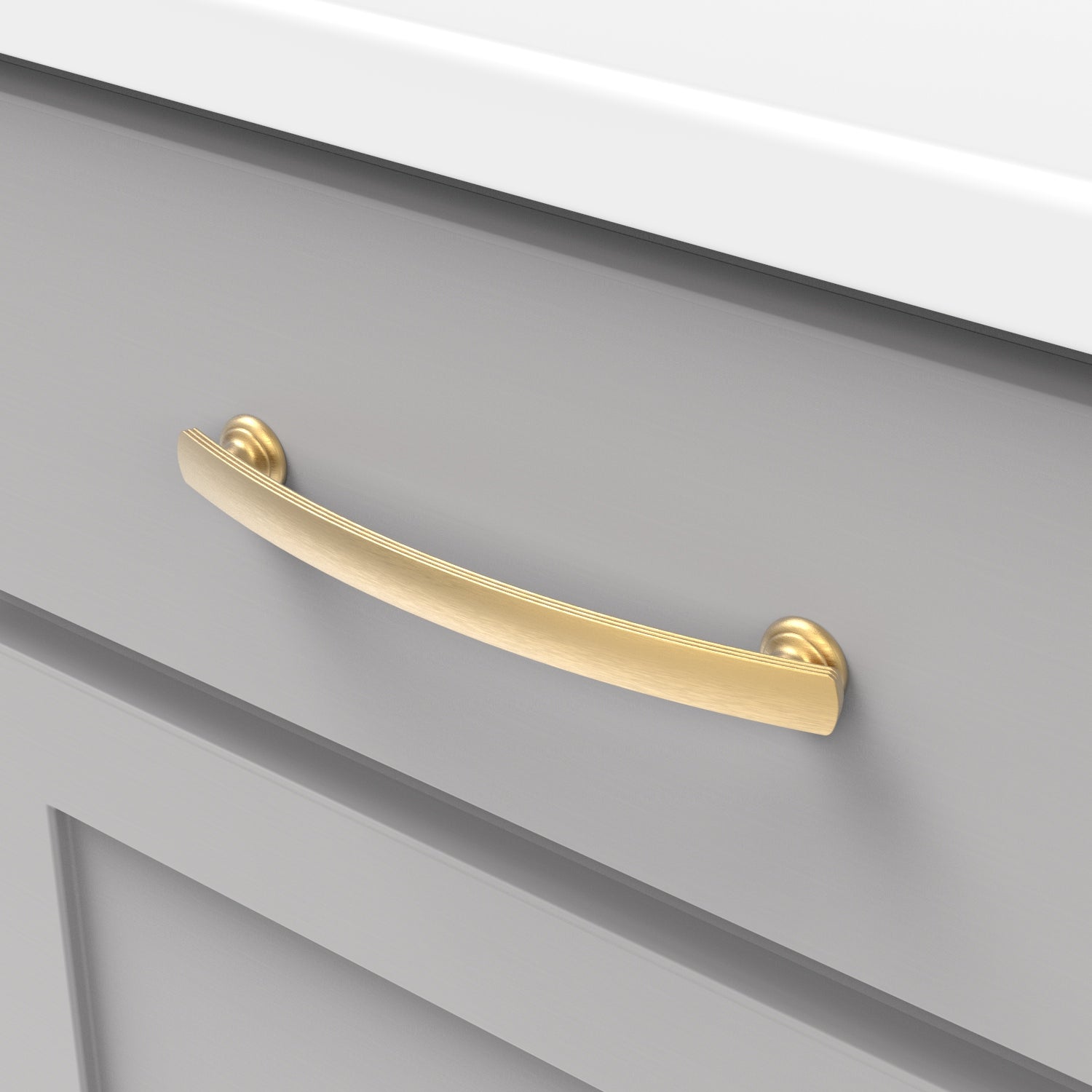 Hickory Hardware American Diner Pull 6-5/16 Inch (160mm) Center to Center Hickory Hardware