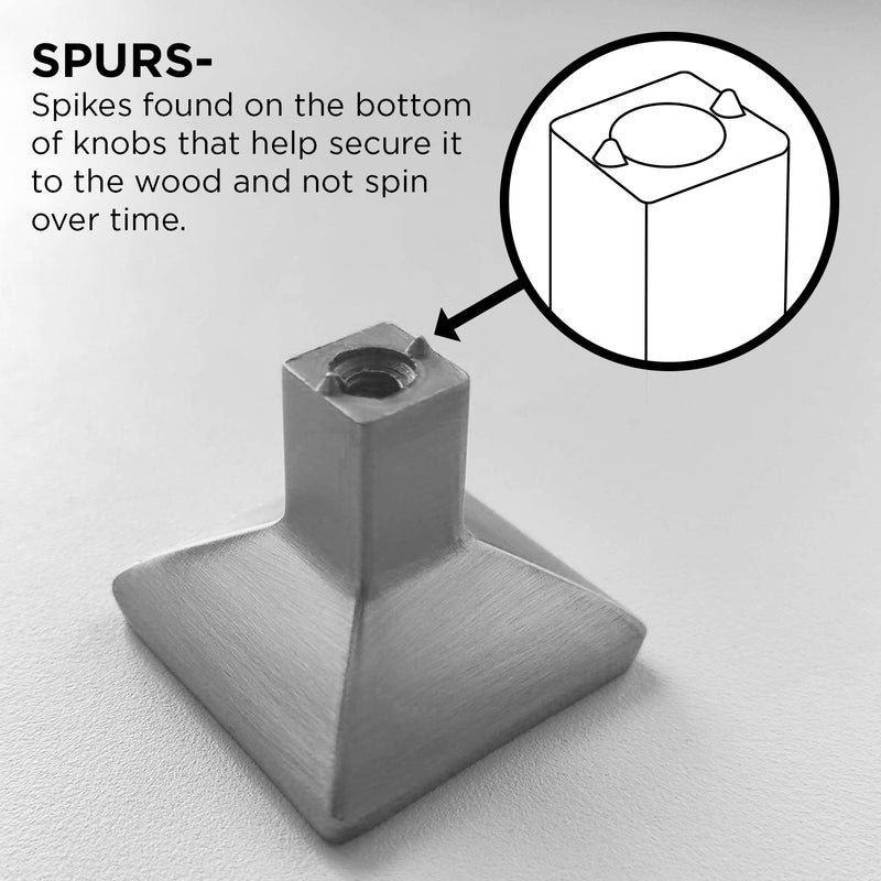 Hickory Hardware Woodward T-Knob 1-15/16 Inch X 15/16 Inch Hickory Hardware