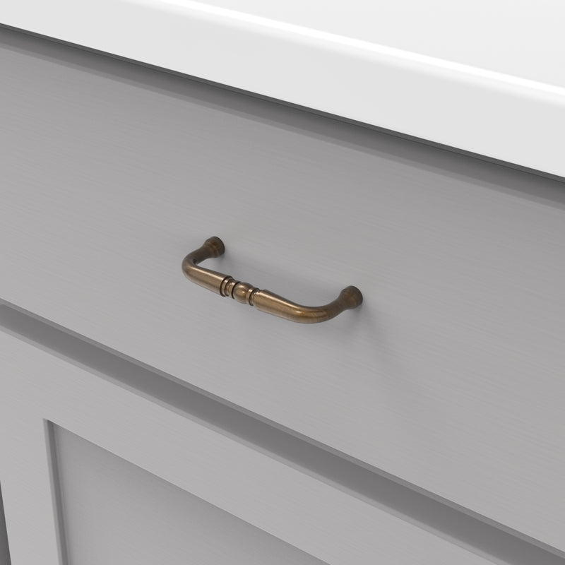 Hickory Hardware Williamsburg Pull 3 Inch Center to Center Hickory Hardware