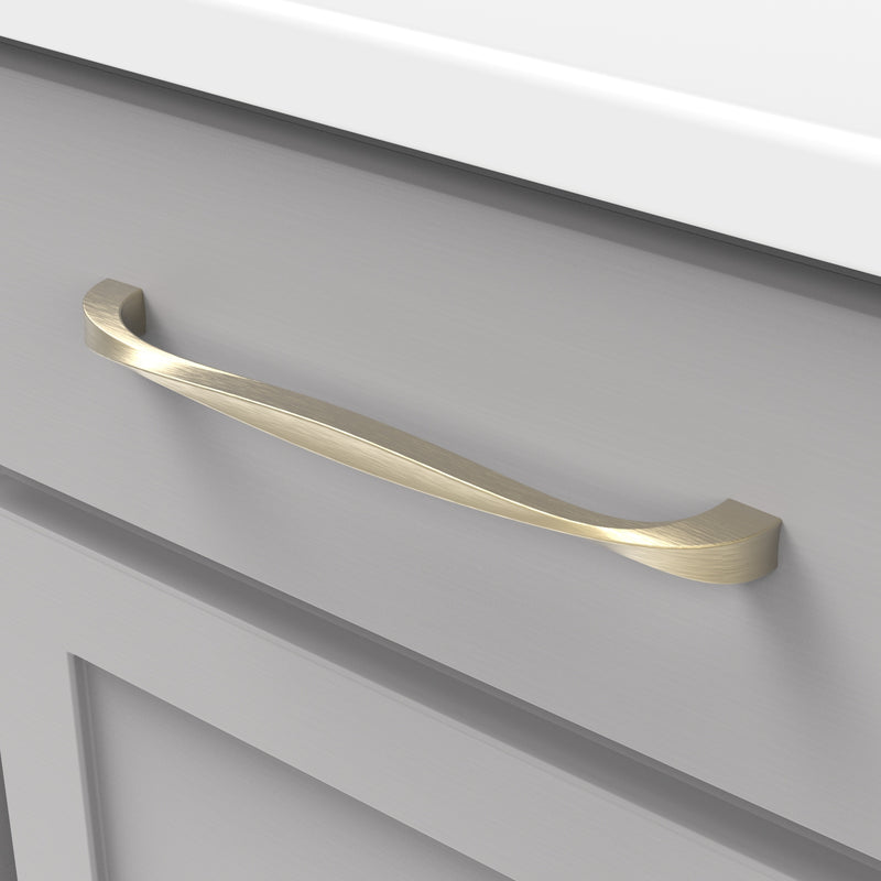 Hickory Hardware Twist Pull 8-13/16 Inch (224mm) Center to Center Hickory Hardware