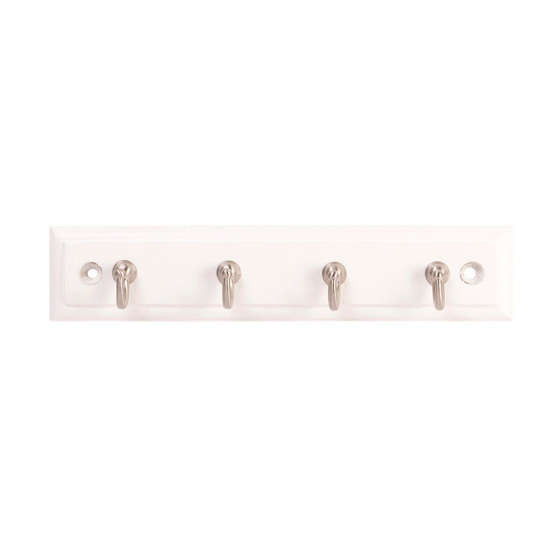 Hickory Hardware Key Hook Rails 4 Key Hook Rail 8 Inch Long Hickory Hardware
