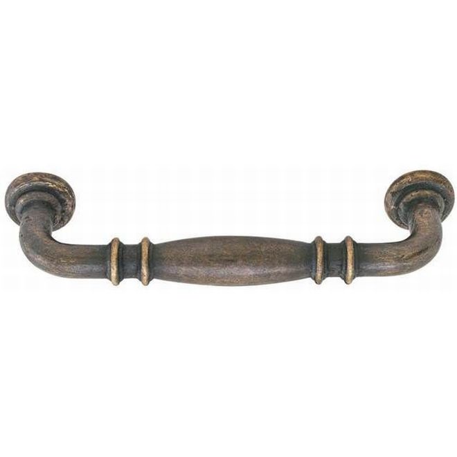 Emtek Tuscany Ribbed Cabinet Pull 3" Center To Center Emtek
