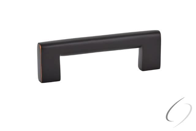 Emtek Solid Brass Trail Cabinet Pull 3-1/2" Center To Center Emtek