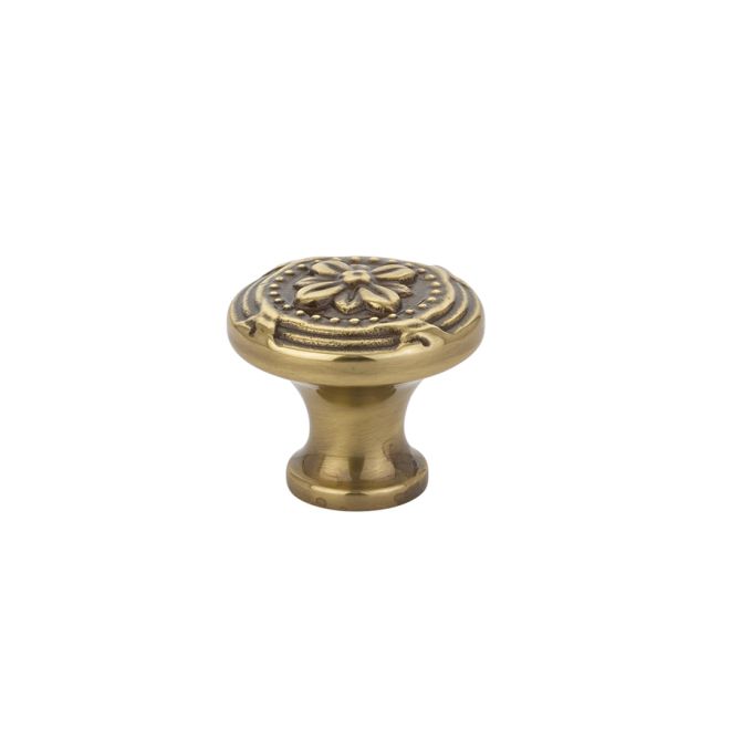 Emtek Cabinet Knob 1-3/4" Ribbon And Reed Emtek