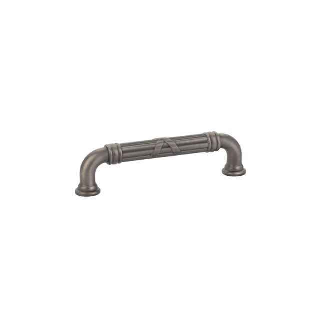 Emtek Fixed Ribbon And Reed Cabinet Pull 4" Center To Center Emtek