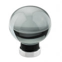 Emtek 1" Bristol Smoke Crystal Cabinet Knob Emtek