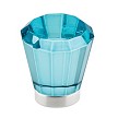 Emtek 1" Brookmont Cyan Crystal Cabinet Knob Emtek