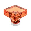 Emtek 1-5/8" Lido Tangelo Crystal Wardrobe Knob Emtek