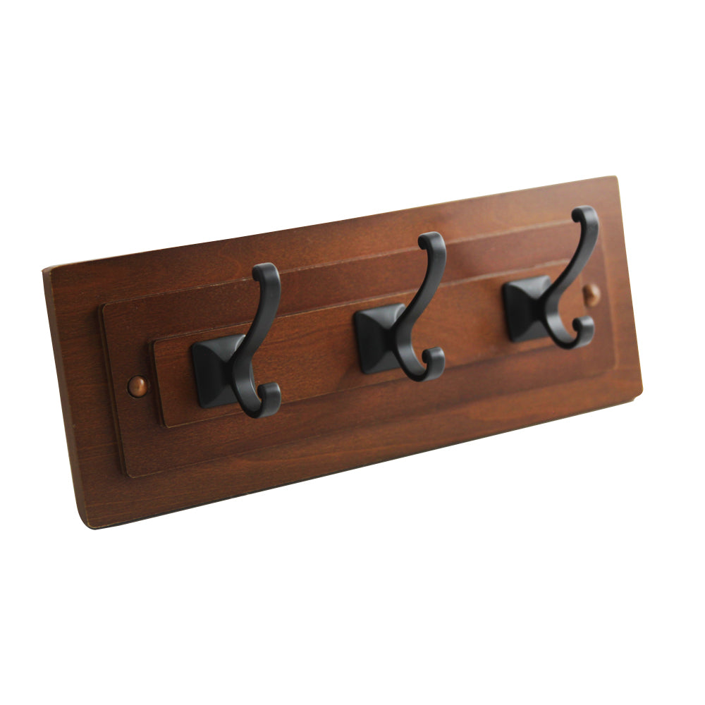 Hickory Hardware Catania 3 Double Prong Hook Rail 12 Inch Long Hickory Hardware