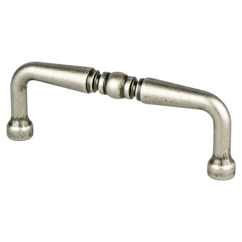 Berenson Advantage Plus Two 3 inch CTC Black Nickel Spindle Cabinet Pull Berenson