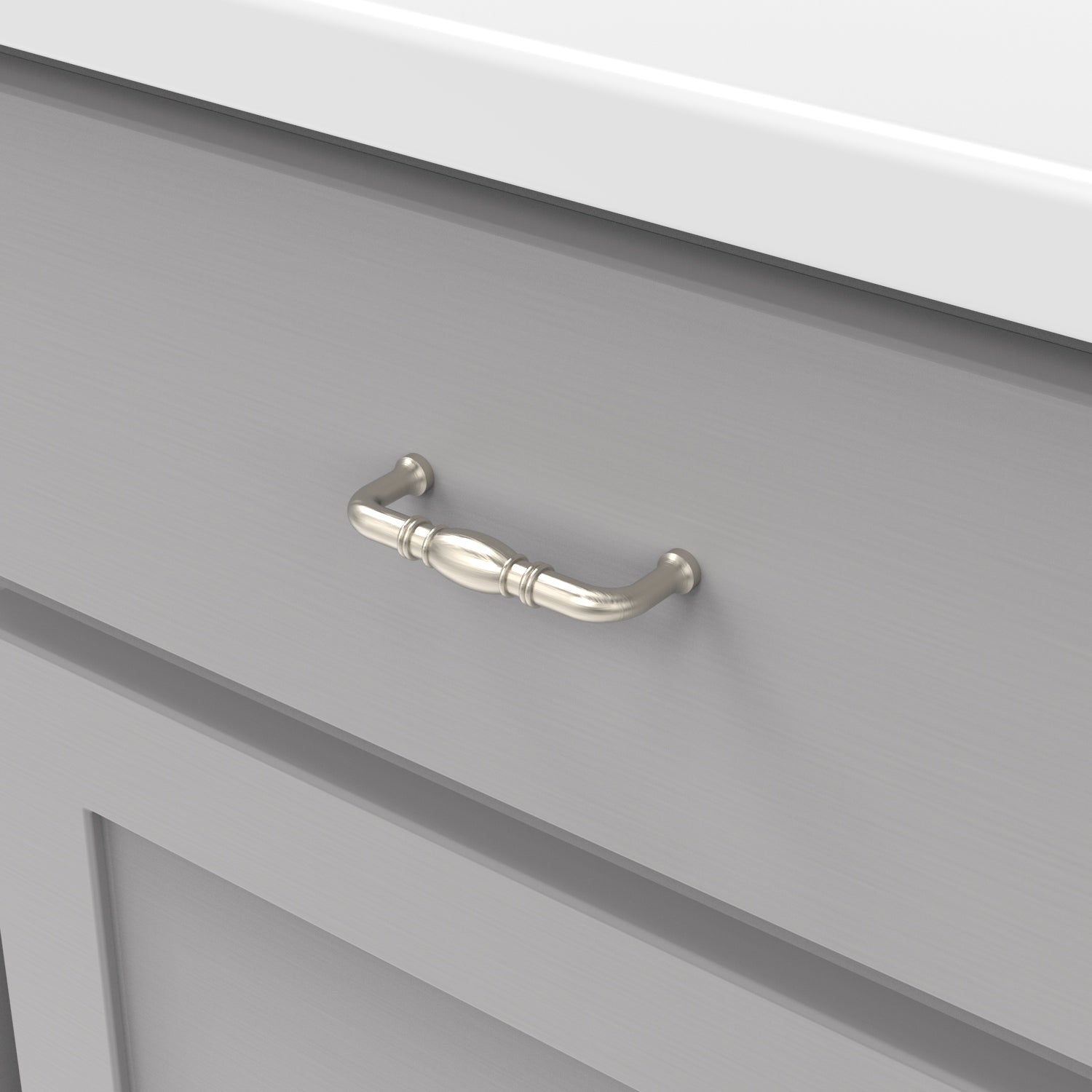 Hickory Hardware Williamsburg Pull 3 Inch Center to Center Hickory Hardware