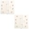 Emtek 4" x 4" Square Corner Square Barrel Heavy Duty Hinge Emtek