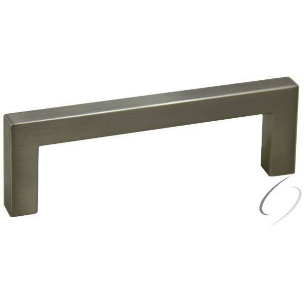 Crown Hardware 4-1/4" Modern Square Cabinet Pull with 3-3/4" Center to Center Crown Hardware